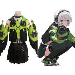Zenless Zone Zero Anby Demara Cosplay Kostüm Halloween Karneval Outfits