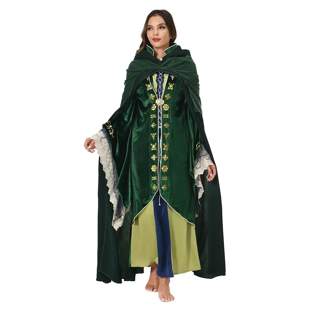 Hocus Pocus 2 Winifred Sanderson Kapuze Outfits Halloween Karneval Umhang 5 Hocus Pocus 2 Winifred Sanderson Kapuze Outfits Halloween Karneval Umhang – Bild 5
