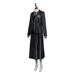 Wednesday Addams Cosplay Wednesday School Uniform Halloween Karneval Outfits -DEKORATIONSGESCHÄFT cba1d2a83b82ac83b411370c26c4fdf7