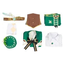 Genshin Impact Venti Cosplay Kostüm Halloween Karneval Kostüm Set -DEKORATIONSGESCHÄFT cc80890283f62b5a65f86eaf62409883