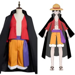One Piece Monkey D. Luffy Cosplay Kostüme Halloween Karneval Outfits