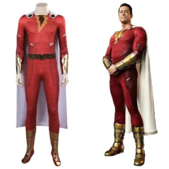 Fury Of The Gods Shazam! Shazam Bodysuit Cosplay Kostüm Halloween Karneval Outfits
