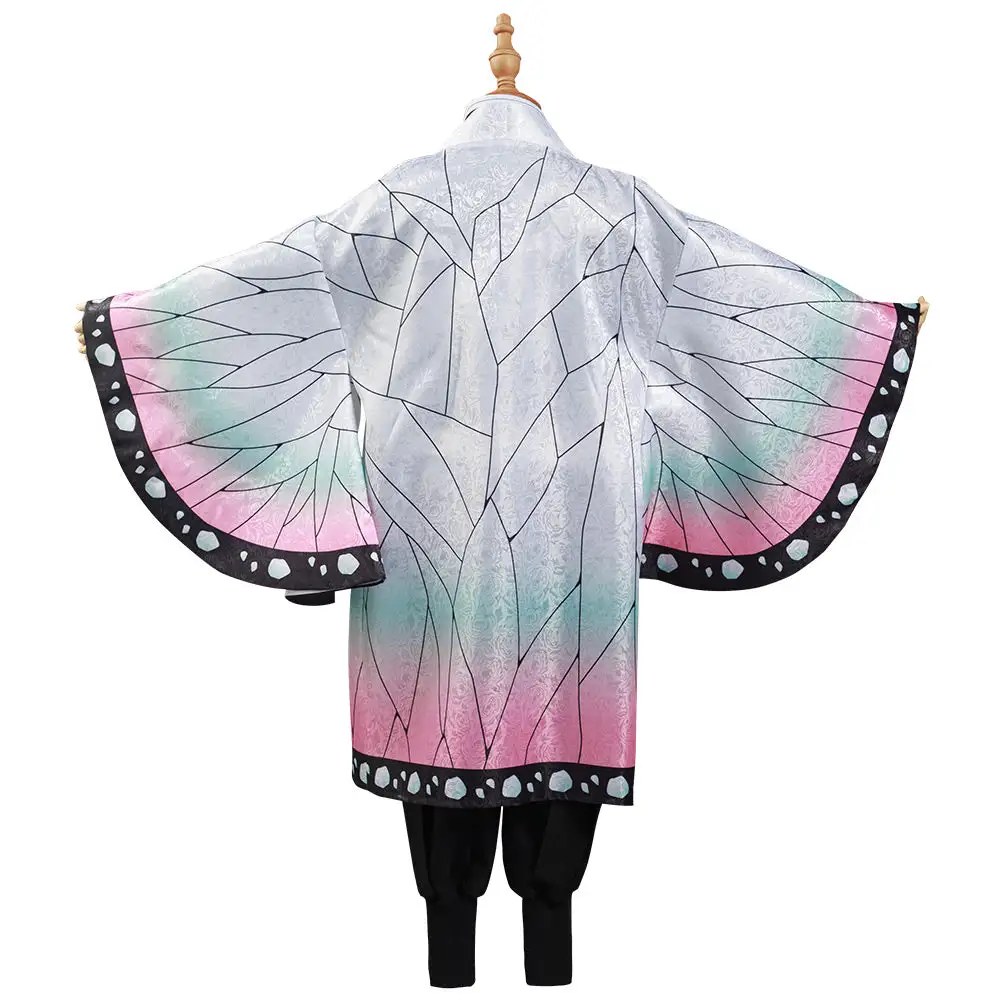 Mädchen Demon Slayer Kimetsu No Yaiba Kochou Shinobu Cosplay Kostüm Halloween Karneval Kostüm Set 10 Mädchen Demon Slayer Kimetsu No Yaiba Kochou Shinobu Cosplay Kostüm Halloween Karneval Kostüm Set – Bild 10