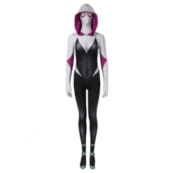 Spider-Man: Into The Spider Verse-Gwen Stacy Cosplay Kostüm Outfits Halloween Karneval Jumpsuit