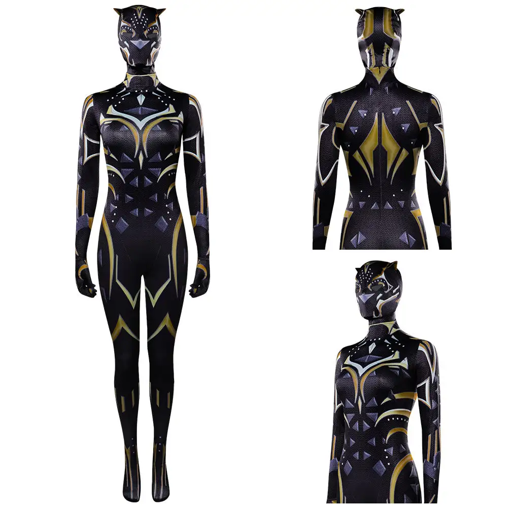 Black Panther: Wakanda Forever Cosplay New Black Panther Outfits Halloween Karneval Jumpsuit 9 Black Panther: Wakanda Forever Cosplay New Black Panther Outfits Halloween Karneval Jumpsuit – Bild 9