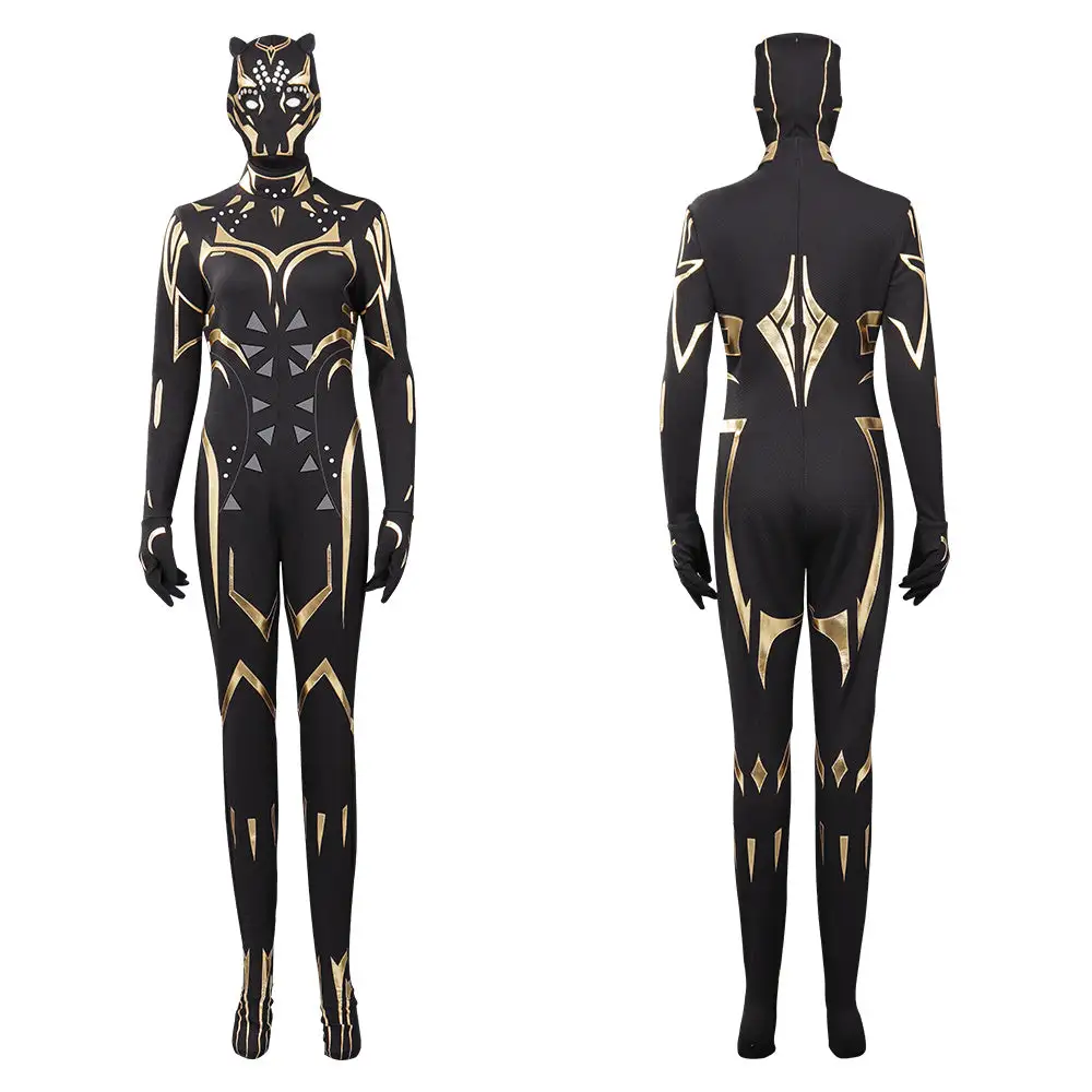 Black Panther: Wakanda Forever Cosplay Outfits Halloween Karneval Jumpsuit 1 Black Panther: Wakanda Forever Cosplay Outfits Halloween Karneval Jumpsuit