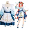 Genshin Impact Cosplay Nilou Maid Dress Kostüm Halloween Karneval Originell Kleid