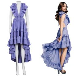 Emily In Paris 2 Emily Cosplay Kostüme Outfits Halloween Karneval Kleid