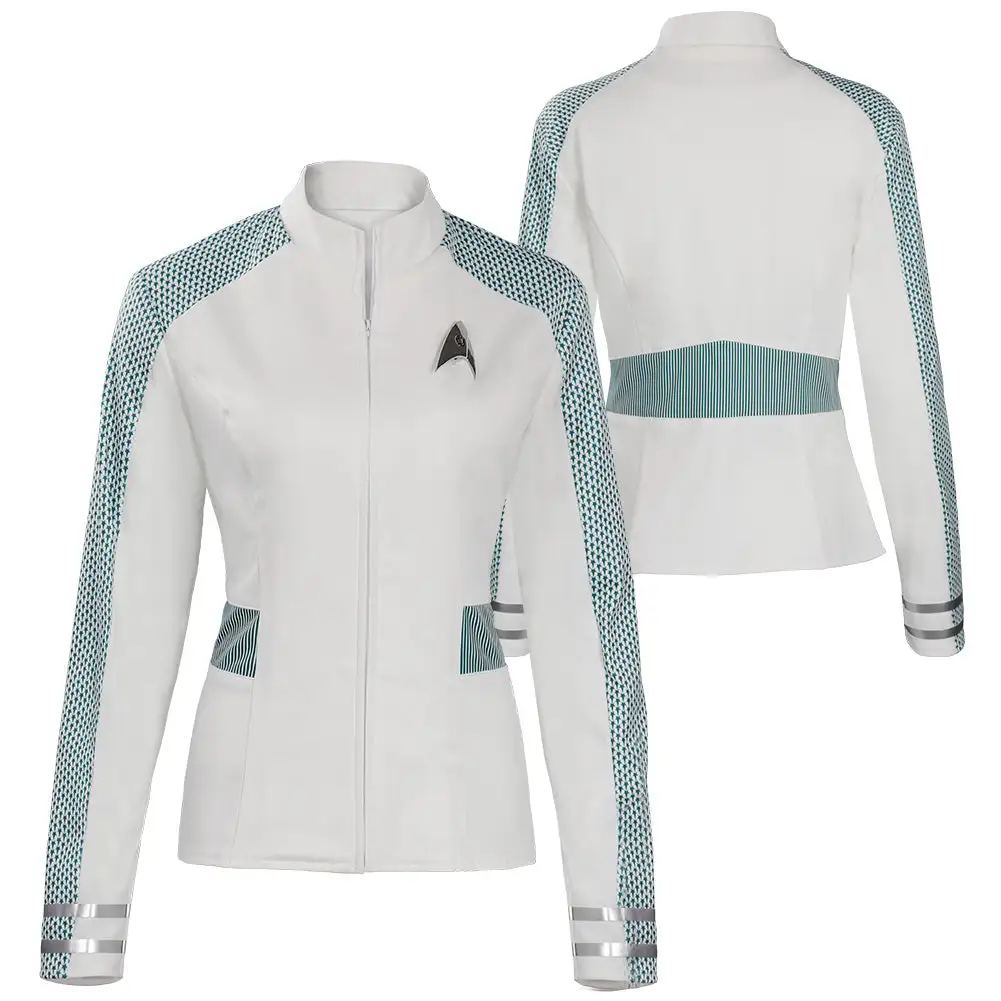 Star Trek: Strange New Worlds Nurse Christine Chapel Cosplay Kostüm Halloween Karneval Outfits 9 Star Trek: Strange New Worlds Nurse Christine Chapel Cosplay Kostüm Halloween Karneval Outfits – Bild 9