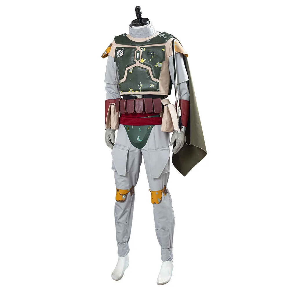 Kopfgeldjäger Boba Fett The Book Of Boba Fett Uniform Star Wars Cosplay Halloween Karnval Kostüm 3 Kopfgeldjäger Boba Fett The Book Of Boba Fett Uniform Star Wars Cosplay Halloween Karnval Kostüm – Bild 3