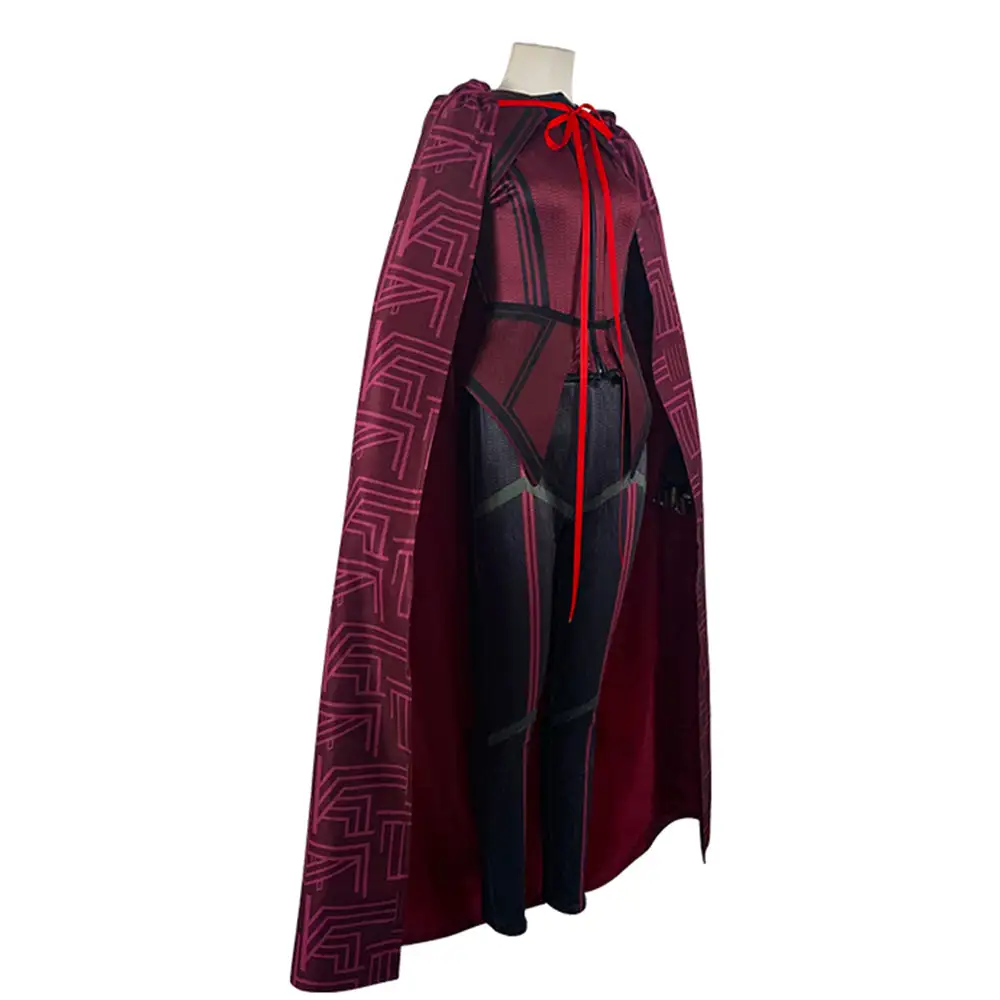 Wanda Vision Scarlet Witch Cosplay Kostüme Halloween Karneval Outfits 4 Wanda Vision Scarlet Witch Cosplay Kostüme Halloween Karneval Outfits – Bild 4