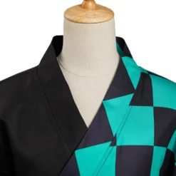 Demon Slayer Kamado Tanjirou Sommer Kimono Halloween Karneval Outfits -DEKORATIONSGESCHÄFT e04494e1769c5b34fa291ac72ca69c3d