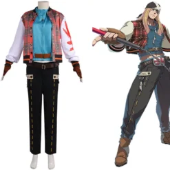 Guilty Gear Axl Low Cosplay Kostüm Halloween Karneval Outfits
