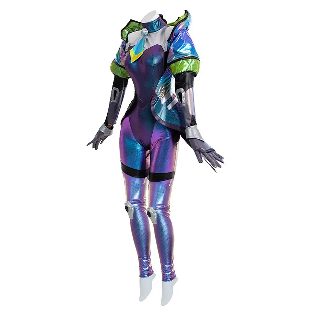 Jinx LoL Cosplay Arcane Kostüm Outfits Halloween Karneval Jumpsuits 3 Jinx LoL Cosplay Arcane Kostüm Outfits Halloween Karneval Jumpsuits – Bild 3