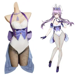 Genshin Impact Keqing Cosplay Bunny Girl Kostüm Halloween Karneval Outfits