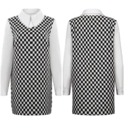 Wednesday Addams Wednesday Cosplay Kostüm Halloween Karneval Kleid