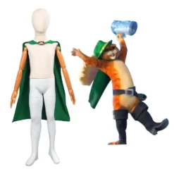 Kinder Puss In Boots: The Last Wish Robe Halloween Karneval Umhang