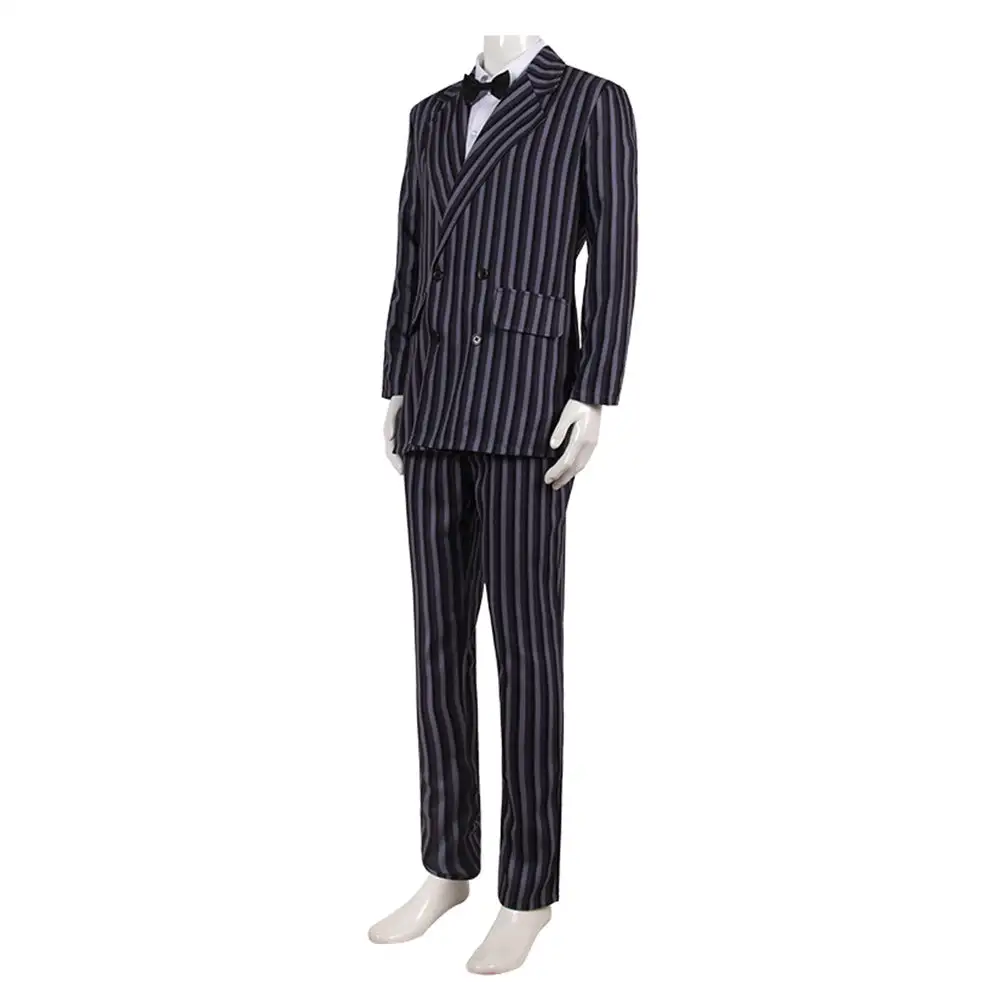 Gomez Addam Cosplay Kostüm The Addams Family Outfits Halloween Karneval Anzug 2 Gomez Addam Cosplay Kostüm The Addams Family Outfits Halloween Karneval Anzug – Bild 2