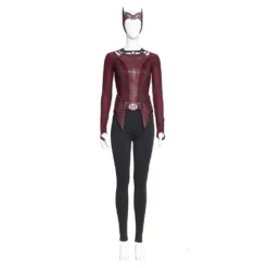 Doctor Strange 2 Scarlet Hexe Cosplay Kostüm Uniform Halloween Karneval Outfits