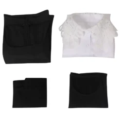 Wednesday Addams Wednesday Cosplay Kostüm Halloween Karneval Schwarz Kleid -DEKORATIONSGESCHÄFT ebfc0540a1738a0ebf5cdfede7788bf9