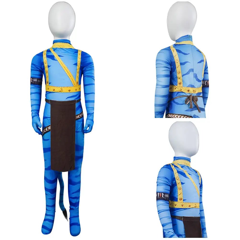 Kinder Avatar 2 Cosplay Kostüm Halloween Karneval Jumpsuit 8 Kinder Avatar 2 Cosplay Kostüm Halloween Karneval Jumpsuit – Bild 8