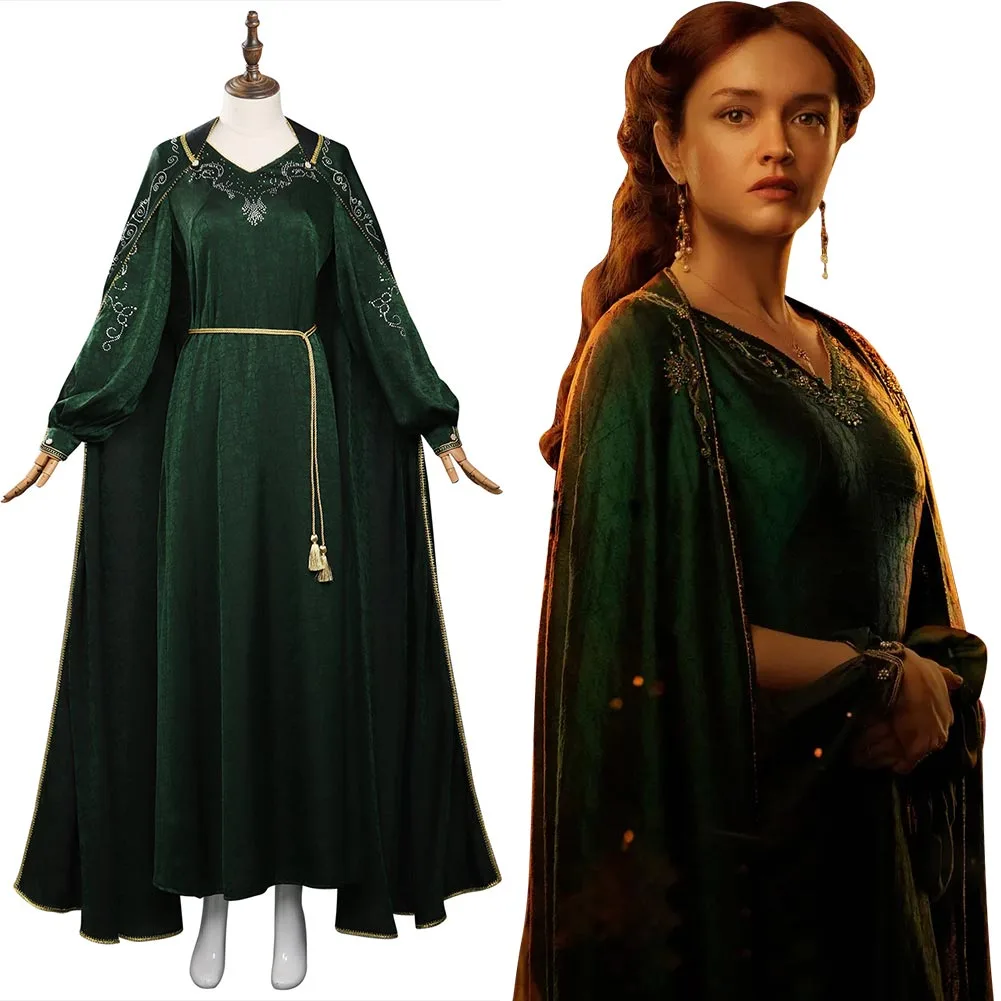 House Of The Dragon Alicent Hightower Cosplay Kostüm Outfits Halloween Karneval Kleid 1 House Of The Dragon Alicent Hightower Cosplay Kostüm Outfits Halloween Karneval Kleid