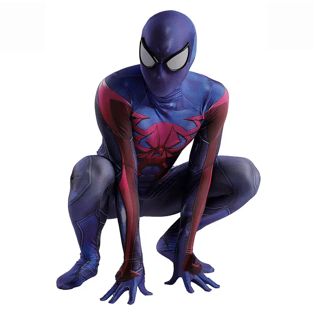 PS4 2099 Spider-Man Cosplay Kostüm Outfits Halloween Karneval Jumpsuit 5 PS4 2099 Spider-Man Cosplay Kostüm Outfits Halloween Karneval Jumpsuit – Bild 5