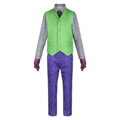 The Dark Knight Joker Kostüm Cosplay Halloween Karneval Outfits -DEKORATIONSGESCHÄFT f2586c486969c19b4a56aa26018d8523