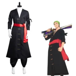 One Piece Wano Country Roronoa Zoro Cosplay Kostüm Outfits Halloween Karneval Kimono -DEKORATIONSGESCHÄFT f2acab43bfba36a2637790724cab33c9