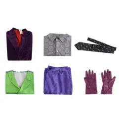 The Dark Knight Joker Kostüm Cosplay Halloween Karneval Outfits -DEKORATIONSGESCHÄFT f541af068d641be04801ca7e4d8d5e86