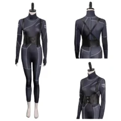 Wednesday Addams Cosplay Wednesday Kostüm Halloween Karneval Jumpsuit -DEKORATIONSGESCHÄFT f926419ca053d41506f5cb7696f509f2