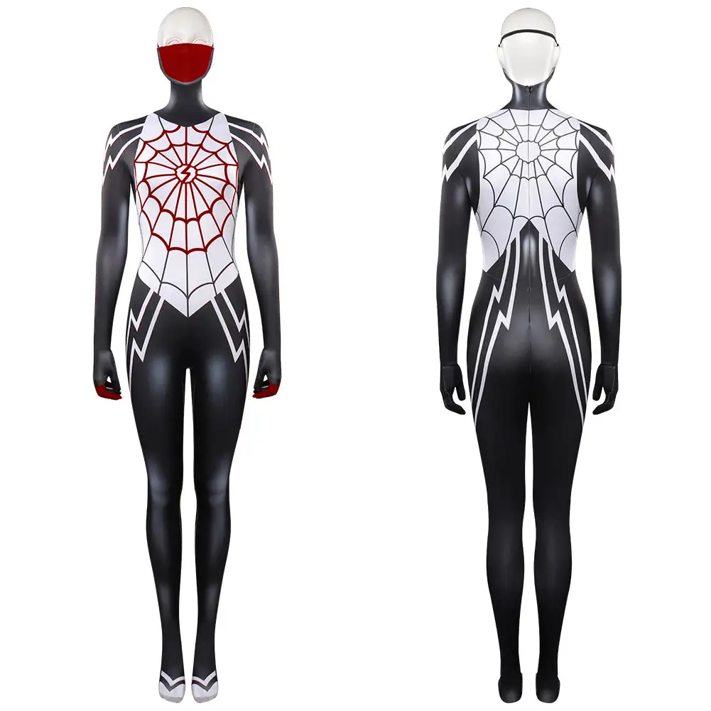 Spider-Man Silk Cosplay Cindy Moon Outfit Halloween Karneval Jumpsuit 9 Spider-Man Silk Cosplay Cindy Moon Outfit Halloween Karneval Jumpsuit – Bild 9