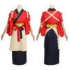 Lycoris Recoil Nishikigi Chisato Cosplay Kostüm Outfits Halloween Karneval Kimono
