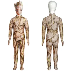 Kinder Guardians Of The Galaxy Cosplay Groot Outfits Halloween Karneval Jumpsuit