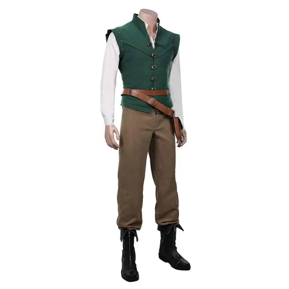 Flynn Rider Kostüm Tangled Eugene Fitzherbert Cosplay Halloween Karneval Kostüm 3 Flynn Rider Kostüm Tangled Eugene Fitzherbert Cosplay Halloween Karneval Kostüm – Bild 3